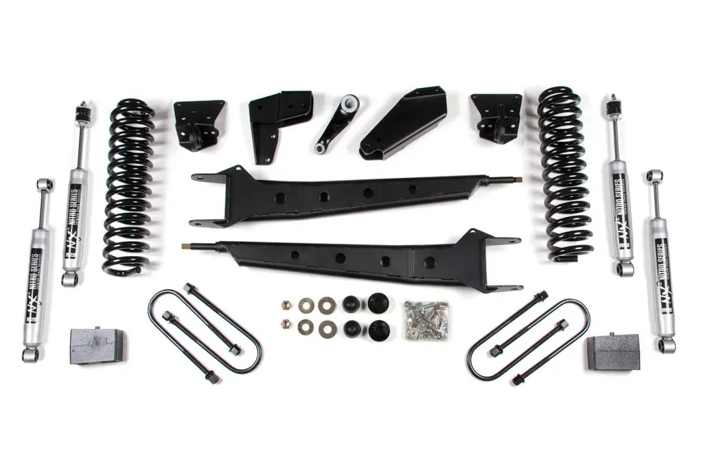 6 Inch Lift Kit w/ Radius Arms | Ford F100/F150 (1980-1996) 4WD | 4 Inch Block Kit Rear | BDS Suspension