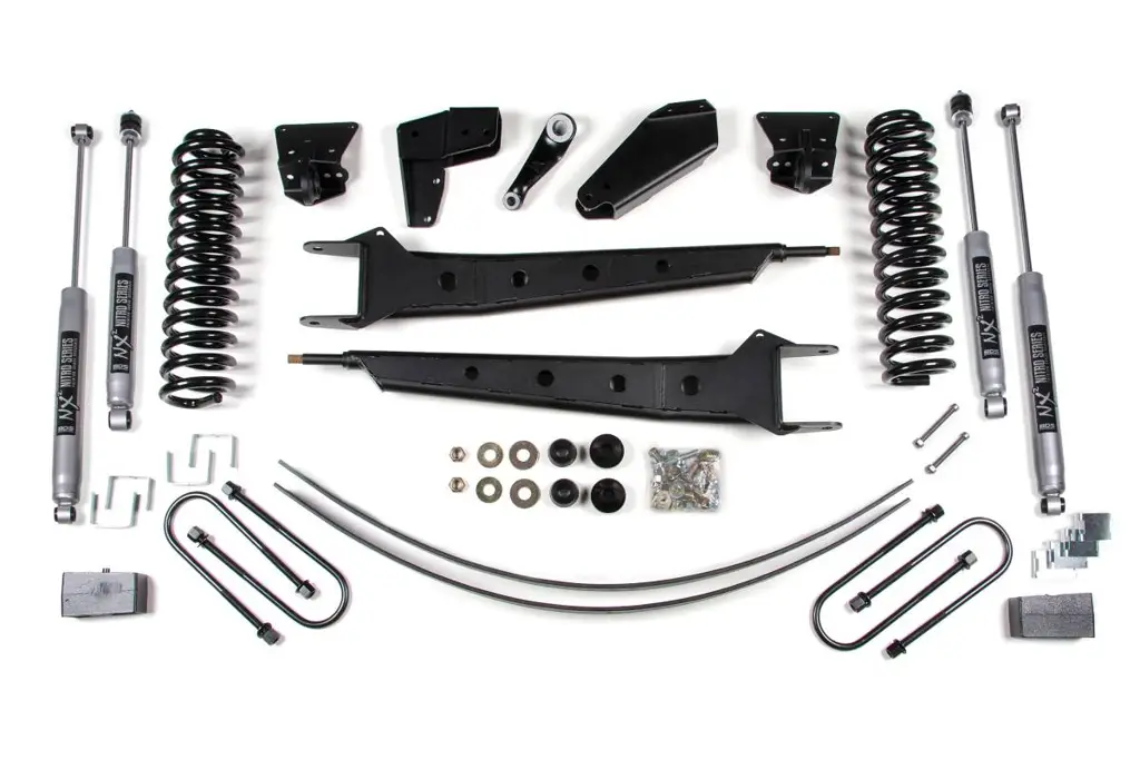 6 Inch Lift Kit w/ Radius Arms | Ford F100/F150 (1980-1996) 4WD | 4 Inch Block Kit w/ Add-A-Leaf Rear | BDS Suspension image 2