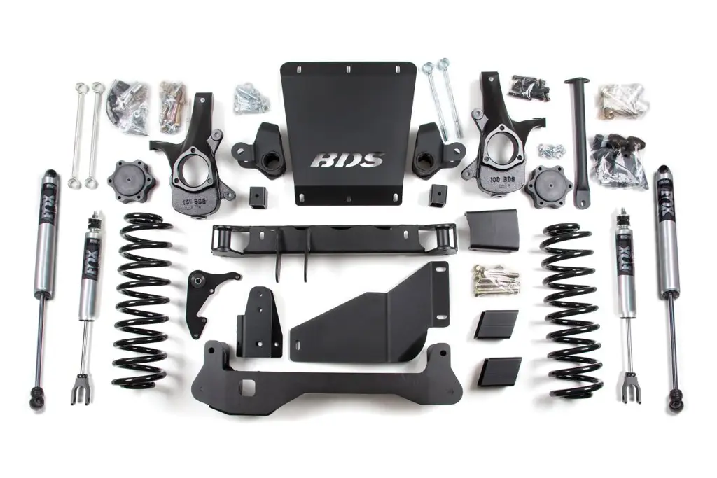 6 Inch Lift Kit | 2000-2006 Chevy/GMC Avalanche, Suburban, Tahoe, Yukon 1500 4WD | FOX 2.0 Performance Series Shocks | BDS Suspension image 2