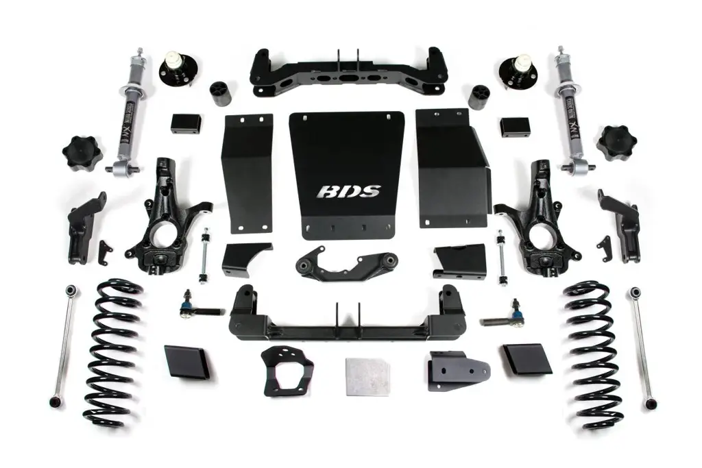 6 Inch Lift Kit | Chevy/GMC Suburban, Tahoe, Yukon/XL 1500 (2015-2019) 4WD Autoride | Aluminum / Stamped Steel Control Arms | BDS Suspension