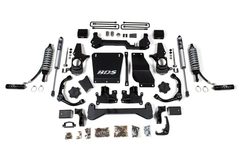 6.5 Inch Lift Kit w/ FOX 2.5 Coilover Conversion | Block Kit Rear | Chevy Silverado & GMC Sierra 2500HD/3500HD (2001-2010) Diesel | BDS Suspension