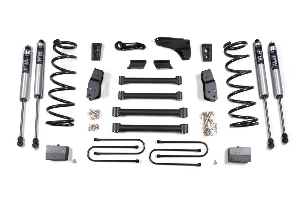 6 Inch Lift Kit | Dodge Ram 2500 (2009-2013)/3500 (2009-2012) 4WD Diesel | Block Kit | 3-1/2 Inch Axle | FOX 2.0 Performance Series | BDS Suspension image 2