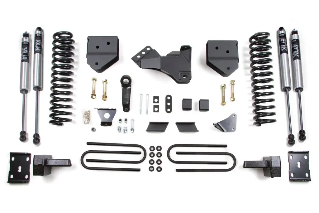 4 Inch Lift Kit | Ford F250/F350 Super Duty (2011-2016) 4WD Diesel | Block Kit | FOX 2.0 Performance Series Shocks | BDS Suspension image 2