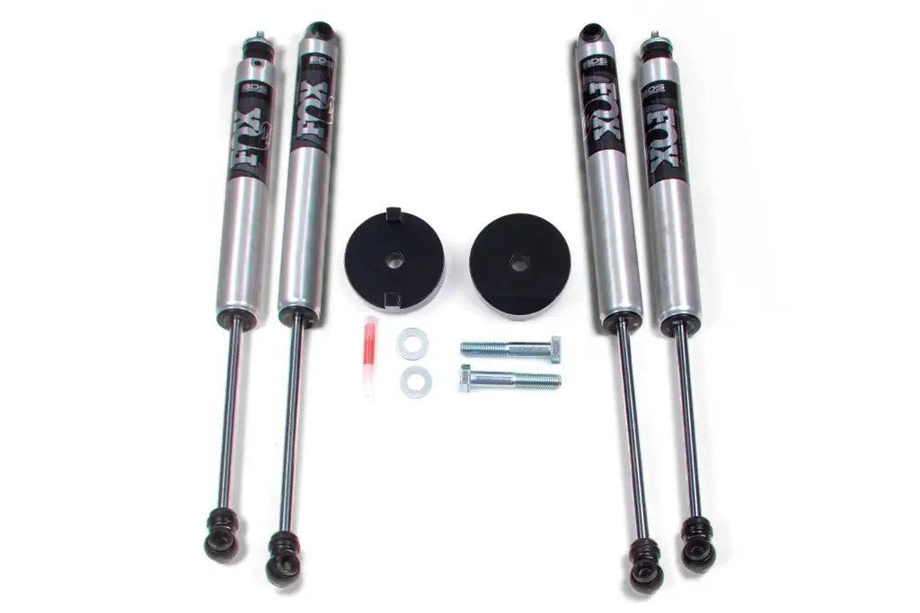 1 Inch Leveling Kit | Coil Spacer | Ford F250/F350 Super Duty (2005-2016) 4WD | w/ FOX 2.0 Performance Series Shocks | BDS Suspension image 2