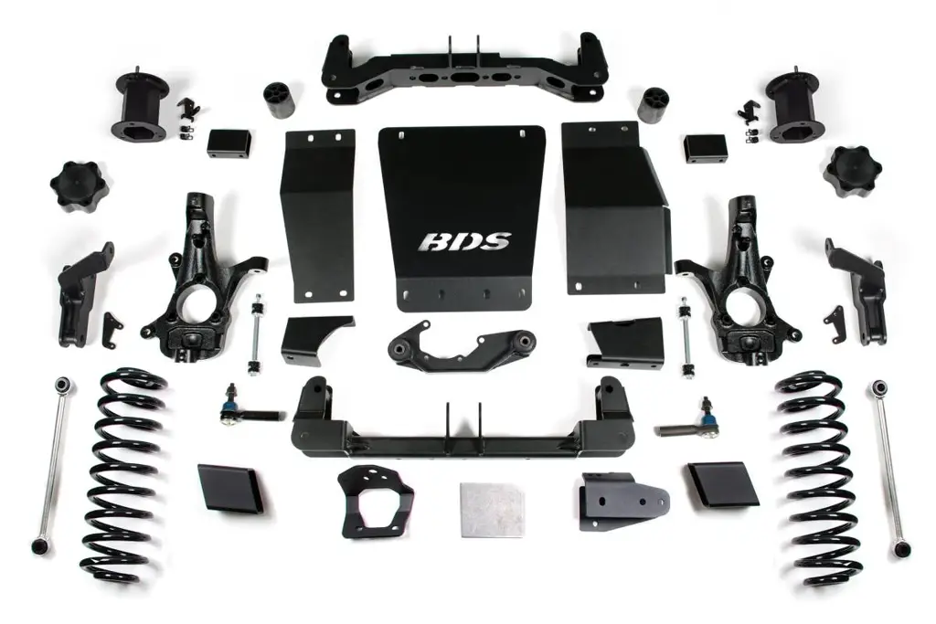 6 Inch Lift Kit | Chevy/GMC Suburban, Tahoe, Yukon/XL 1500 (2015-2019) 4WD Magneride | Aluminum / Stamped Steel Control Arms | BDS Suspension