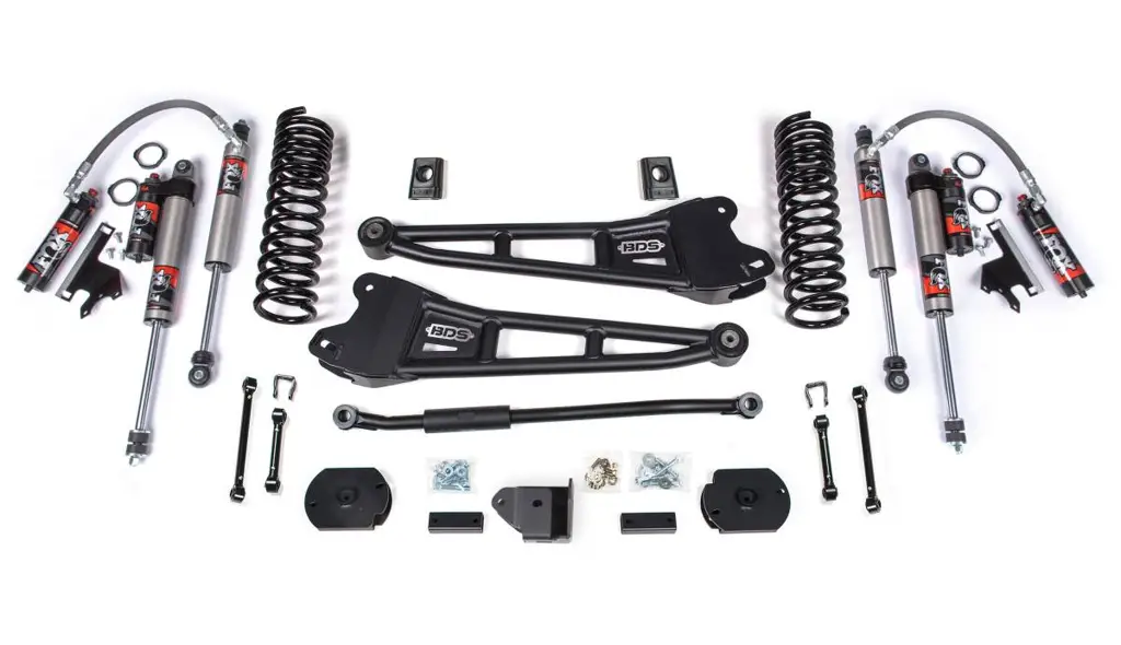3 Inch Lift Kit w/ Radius Arms | Ram 2500 (2019-2024) 4WD Diesel | FOX 2.5 Performance Elite Shocks | BDS Suspension image 2