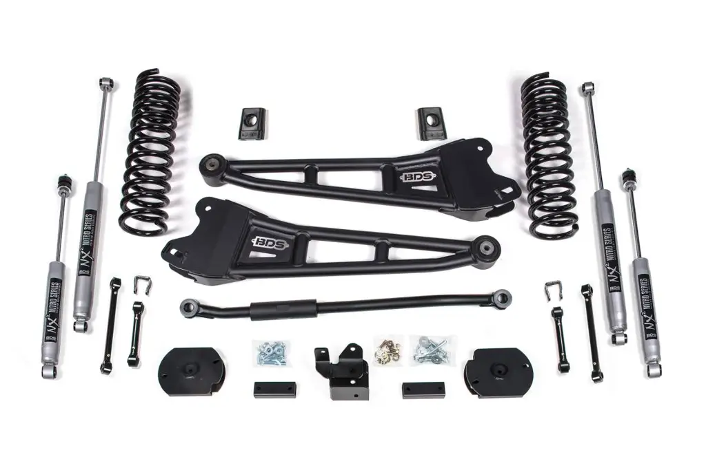 3 Inch Lift Kit w/ Radius Arms | Ram 2500 (2019-2024) 4WD Diesel | FOX 2.0 Performance Series Shocks | BDS Suspension