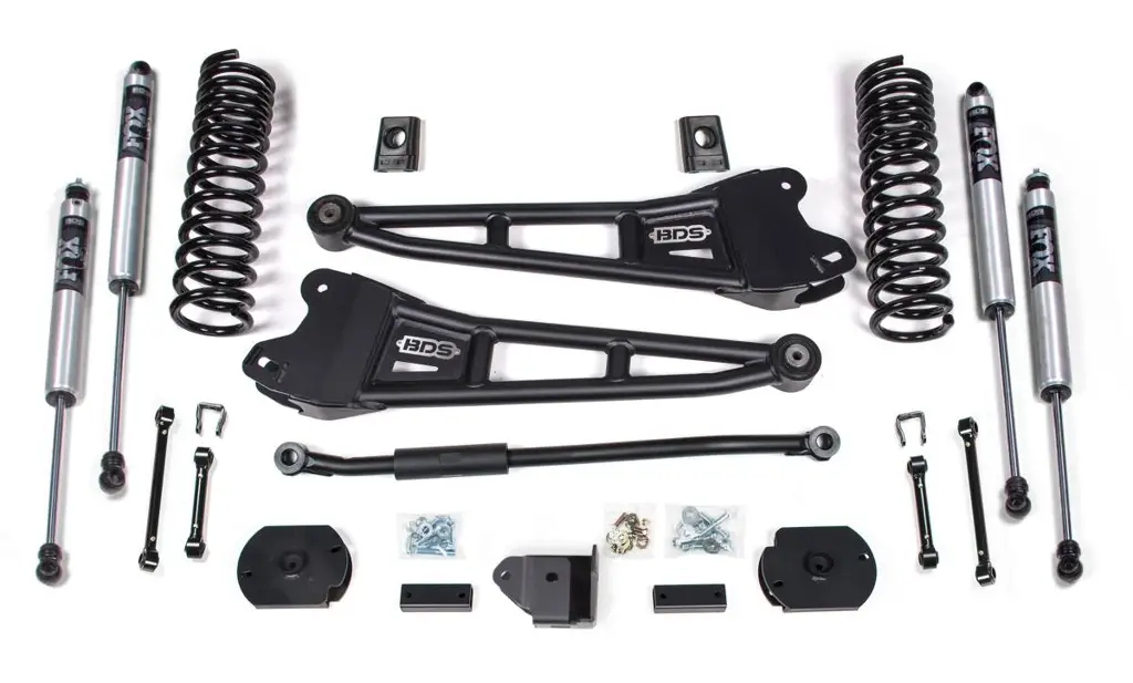 3 Inch Lift Kit w/ Radius Arms | Ram 2500 (2019-2024) 4WD Diesel | FOX 2.0 Performance Series Shocks | BDS Suspension image 2