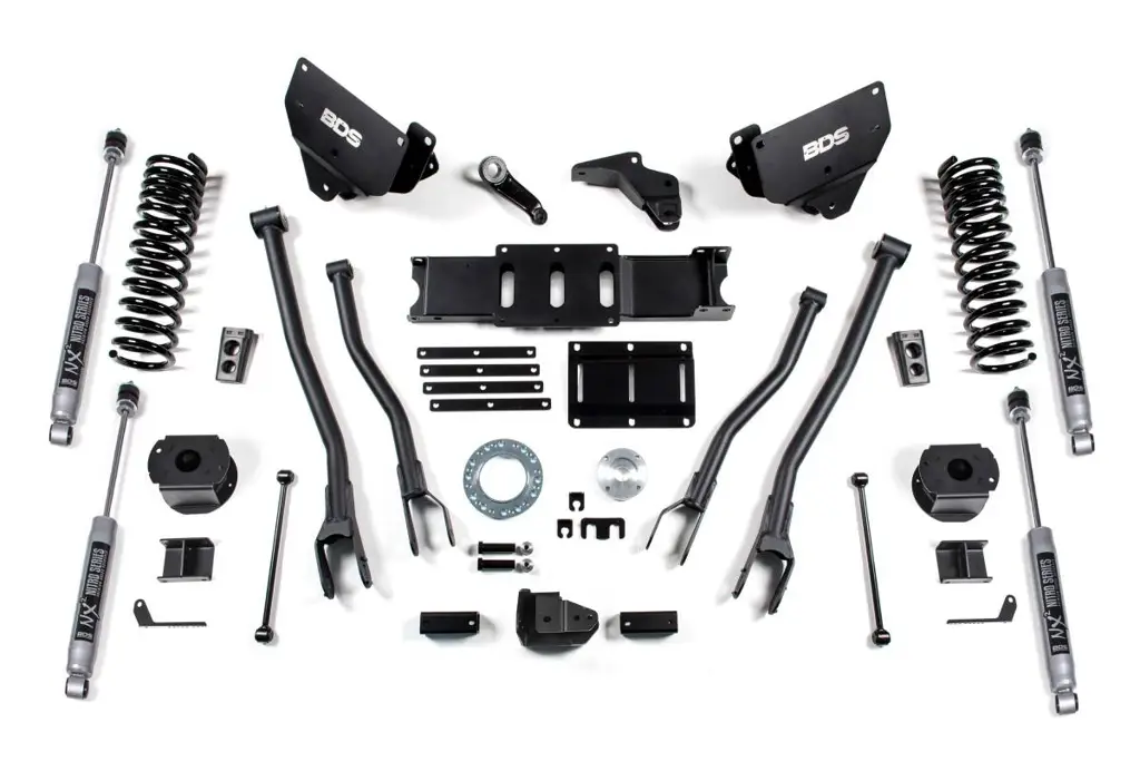 6 Inch Lift Kit w/ 4-Link | Ram 2500 w/ Rear Air Ride (2014-2018) 4WD Diesel | NX2 Nitro Series | BDS Suspension