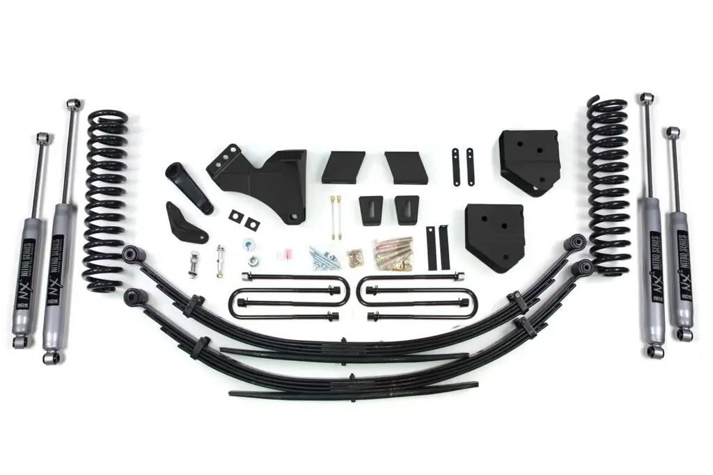 6 Inch Lift Kit | Ford F250/F350 Super Duty (2005-2007) 4WD Gas | Rear Leaf Springs | NX2 Nitro Series | BDS Suspension image 2