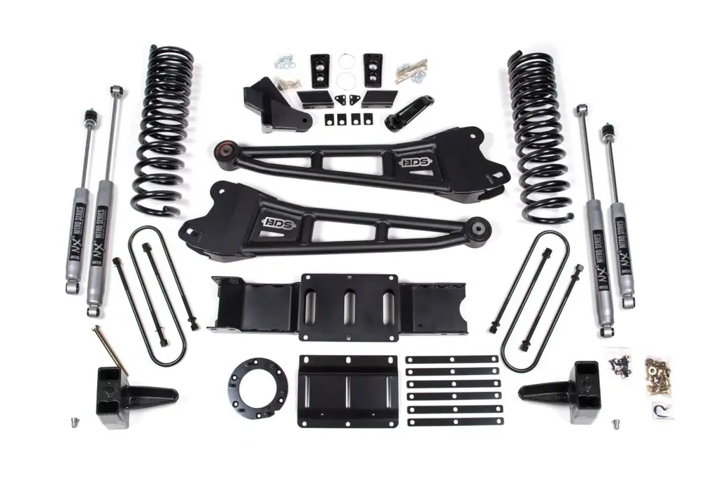 5.5 Inch Radius Arm Lift Kit | Ram 3500 4WD Gas (2019-2024) | w/o Factory Rear Overload Leaf | NX2 Nitro Series | BDS Suspension image 2