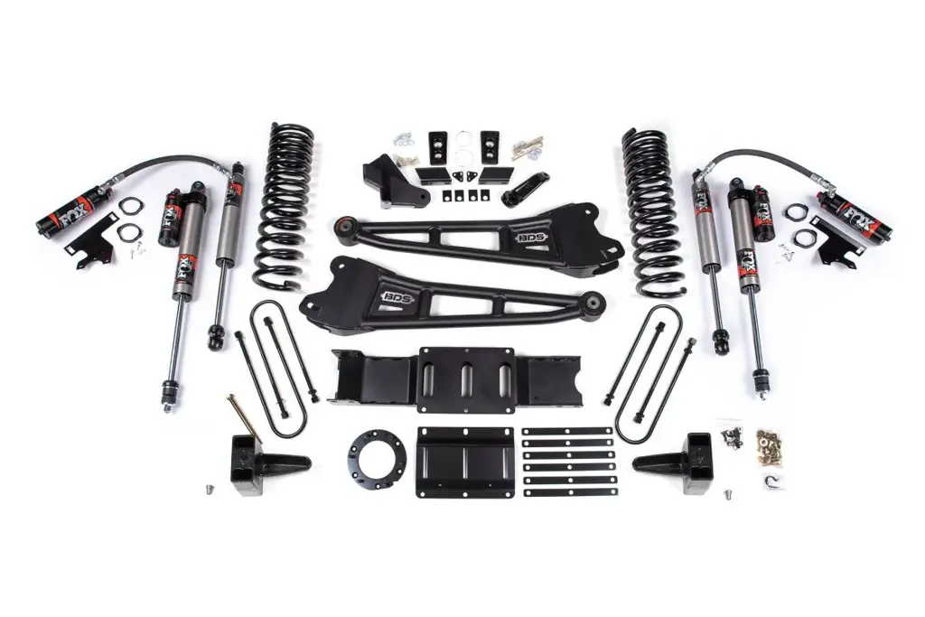 5.5 Inch Radius Arm Lift Kit | Ram 3500 4WD Gas (2019-2024) | w/ Factory Rear Overload Leaf | FOX 2.5 Performance Elite | BDS Suspension image 2