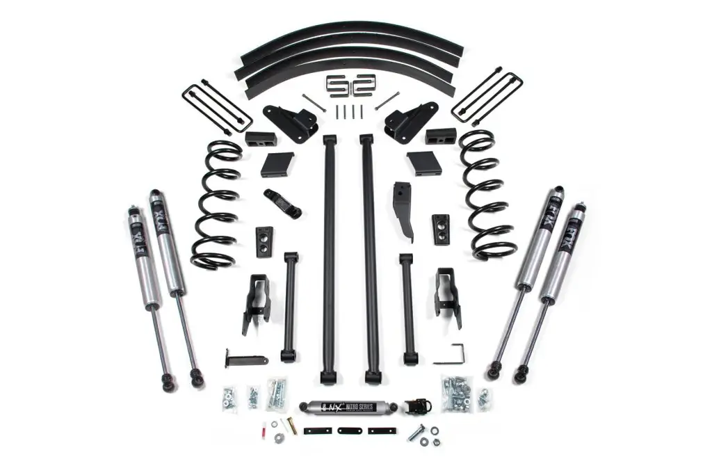 4.5 Inch Long Arm Lift Kit | Dodge Ram 2500/3500 (1994-1999) 4WD | Block Kit Without Factory Overload | FOX 2.0 Performance Series | BDS Suspension image 2