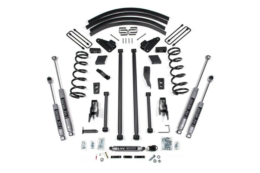 4.5 Inch Long Arm Lift Kit | Dodge Ram 2500/3500 (1994-1999) 4WD | Block Kit With Factory Overload | NX2 Nitro Series | BDS Suspension