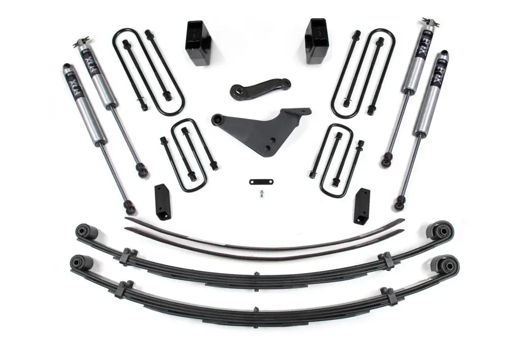 6 Inch Lift Kit | 2000-2005 Ford Excursion 4WD | Block Kit & Add-A-Leaf | FOX 2.0 Performance Series | BDS Suspension image 2