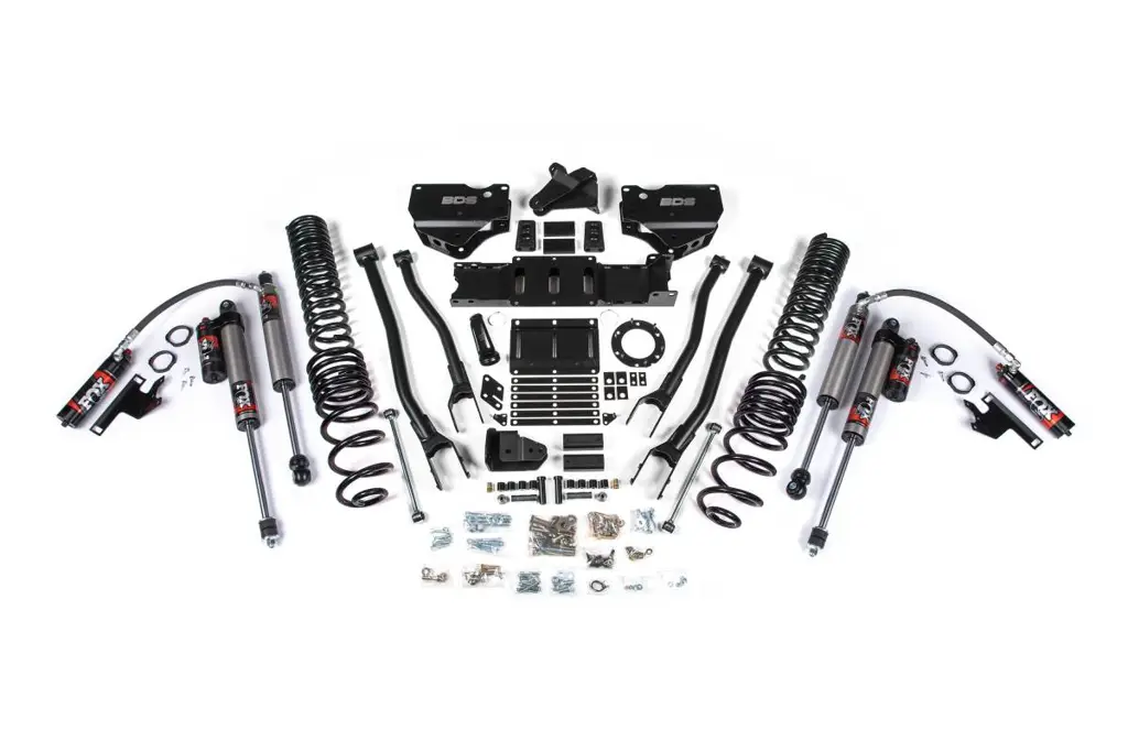4 Inch Lift Kit w/ 4-Link | Ram 2500 (2019-2026) 4WD Gas | FOX 2.5 Performance Elite Shocks | BDS Suspension image 2