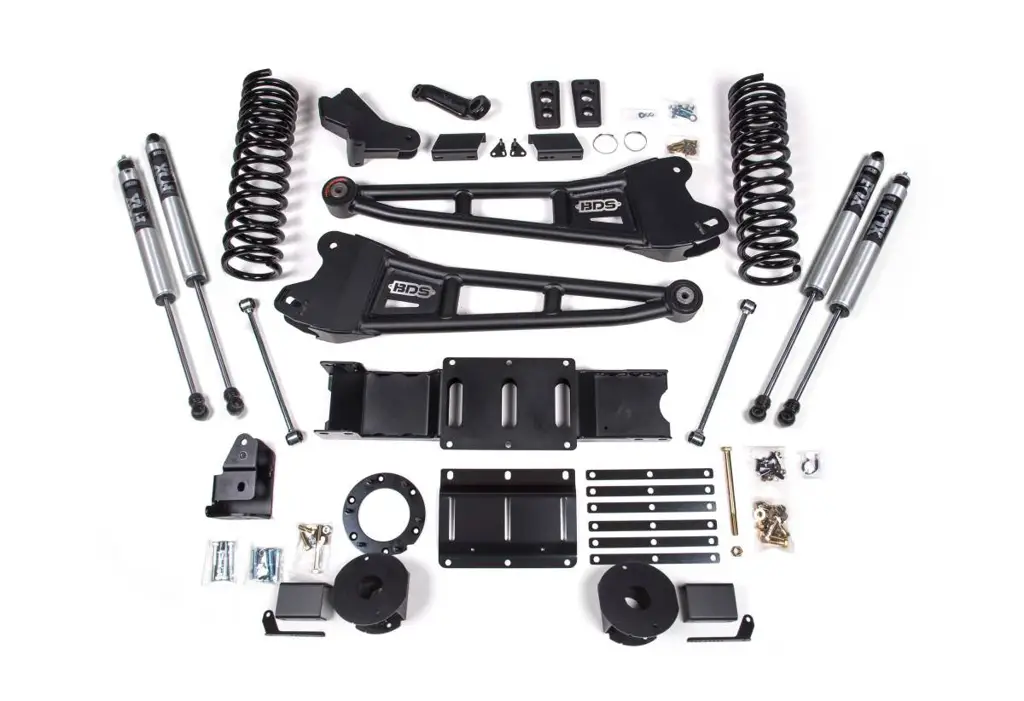 5.5 Inch Radius Arm Lift Kit | Ram 2500 w/ Rear Air Ride (2019-2024) 4WD Gas | FOX 2.0 Performance Series Shocks | BDS Suspension image 2