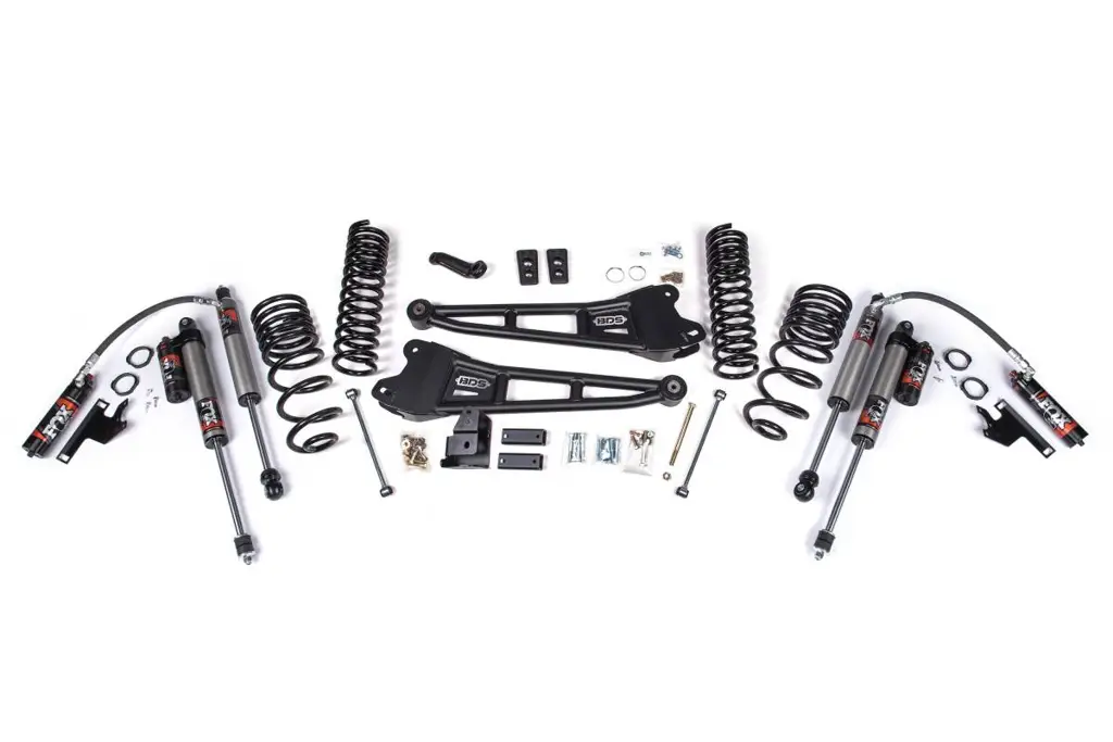 4 Inch Lift Kit w/ Radius Arm | Ram 2500 (2014-2018) 4WD Diesel | FOX 2.5 Performance Elite Shocks | BDS Suspension image 2