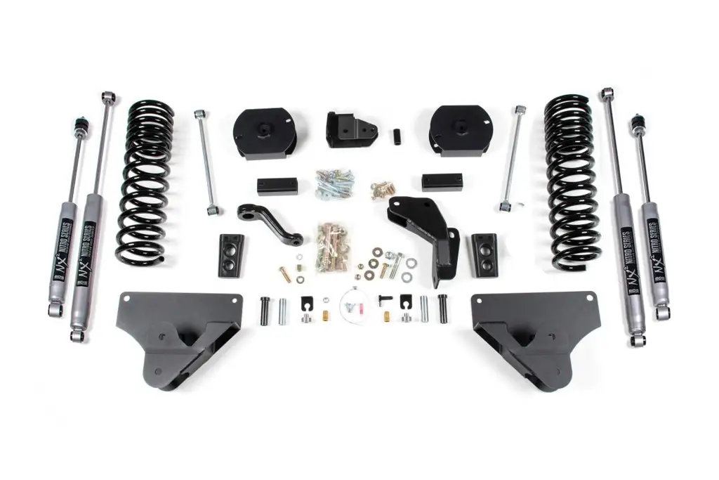 4 Inch Lift Kit | Ram 2500 (2014-2018) 4WD Gas | Rear Coil Spacers | NX2 Nitro Series Shocks | BDS Suspension