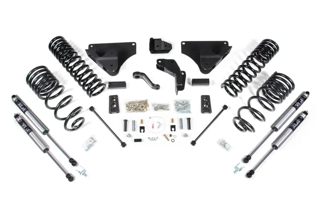 4 Inch Lift Kit | Ram 2500 (2014-2018) 4WD Gas | Rear Coil Springs | FOX 2.0 Performance Series Shocks | BDS Suspension image 2