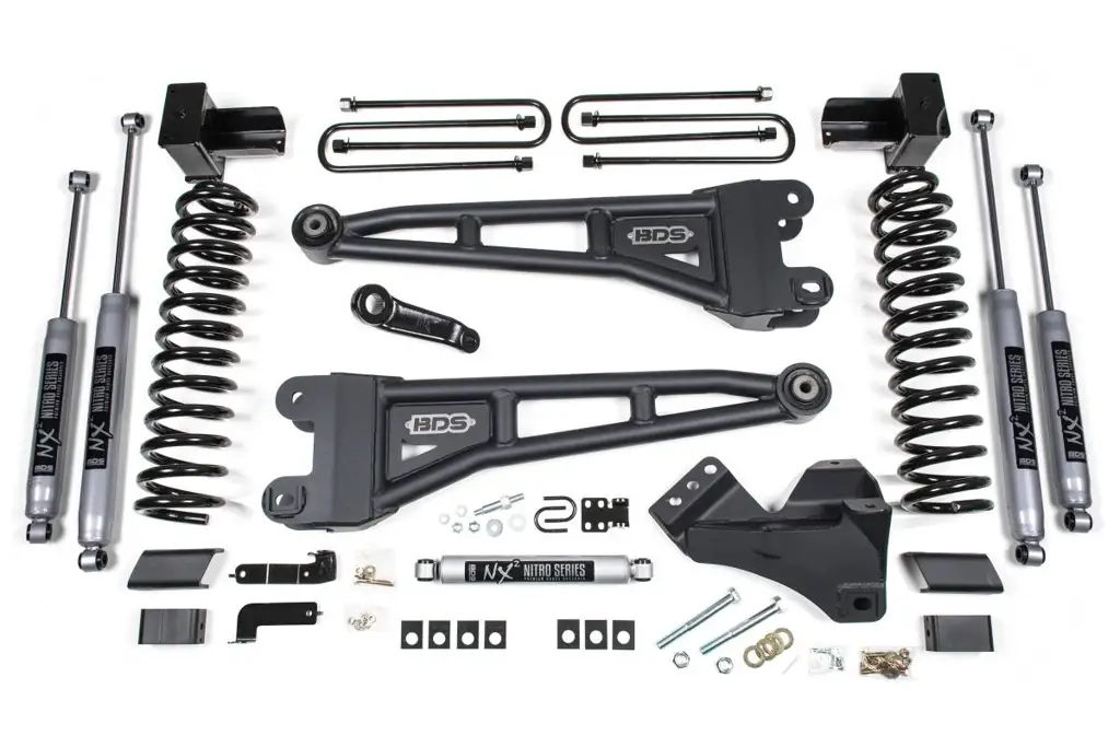 5 Inch Radius Arm Lift Kit | Ford F250/F350 Super Duty (2023-2026) 4WD Diesel | 5" Block w/ Overload | NX2 Nitro Series | BDS Suspension