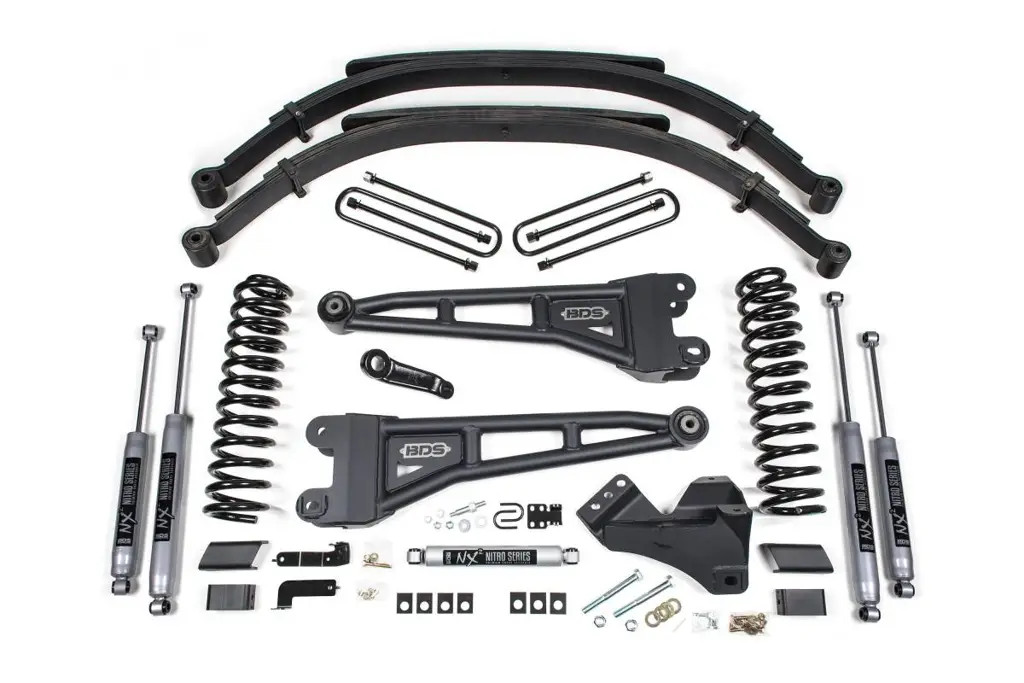 5 Inch Radius Arm Lift Kit | Ford F250/F350 Super Duty (2023-2026) 4WD Diesel | Rear Leaf Springs | NX2 Nitro Series | BDS Suspension image 2