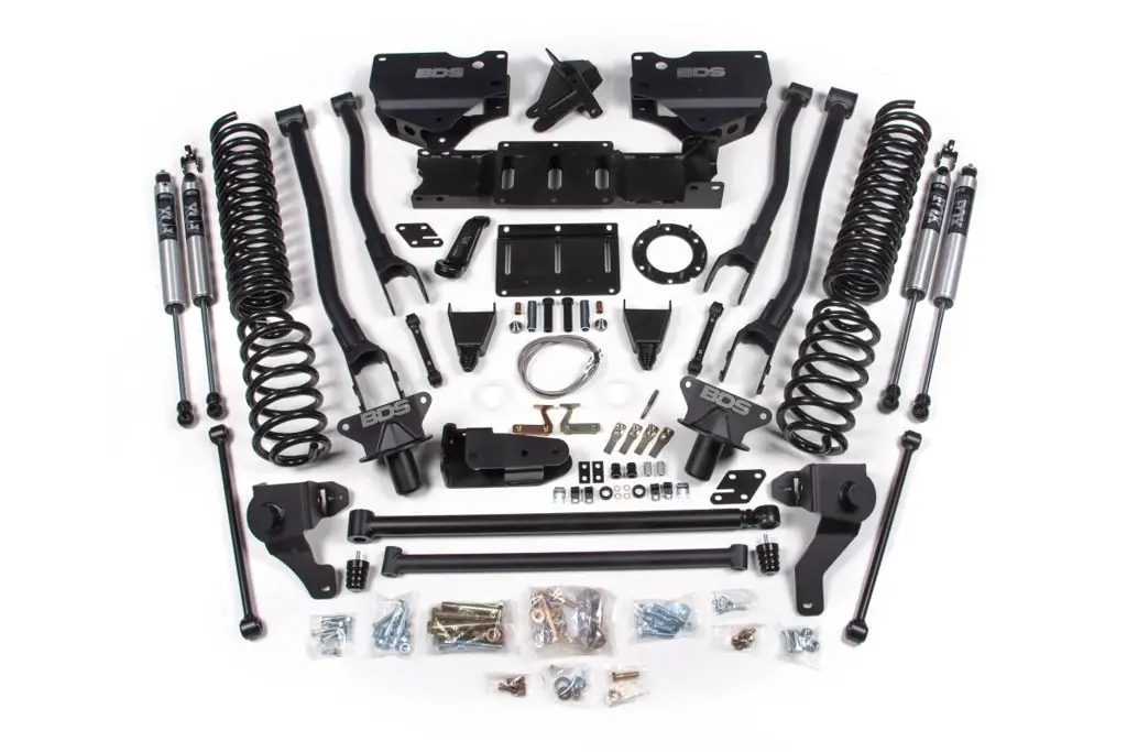 8 Inch Lift Kit w/ 4-Link | 2019-2024 Ram 2500 4WD Diesel | FOX 2.0 Performance Series Shocks | BDS Suspension image 2