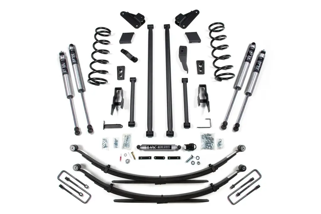 5 Inch Long Arm Lift Kit | Dodge Ram 2500/3500 (2000-2002) 4WD | Rear Leaf Springs | FOX 2.0 Performance Series | BDS Suspension image 2