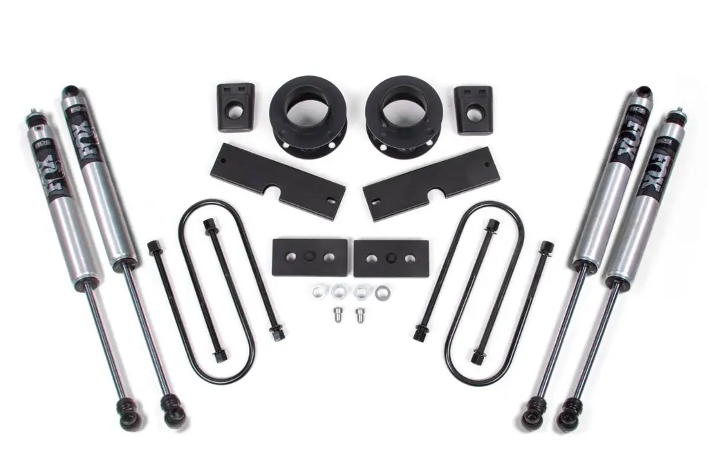 2 Inch Lift Kit | 2013-2026 Ram 3500 4WD w/ Rear Air Ride | FOX 2.0 Performance Series Shocks | BDS Suspension image 2