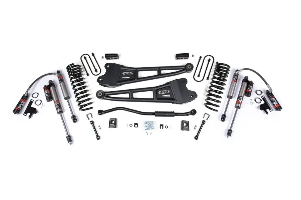 3 Inch Lift Kit w/ Radius Arms | Ram 3500 (2019-2024) 4WD Diesel | w/ Factory Rear Overload Leaf | FOX 2.5 Performance Elite | BDS Suspension image 2