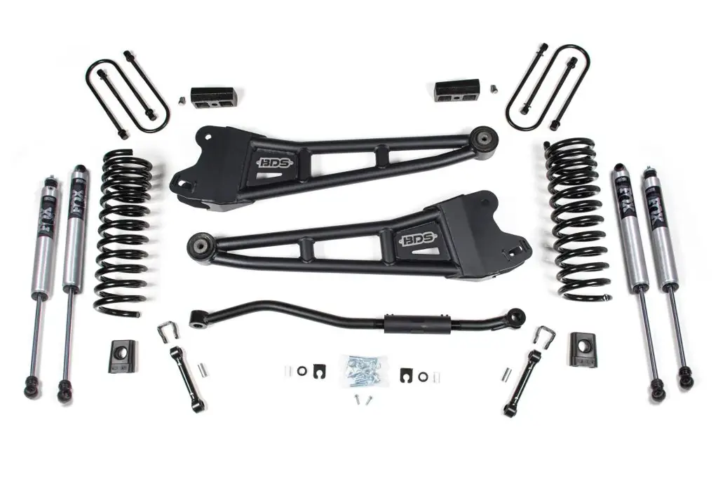 3 Inch Lift Kit w/ Radius Arms | Ram 3500 (2019-2024) 4WD Diesel | w/o Factory Rear Overload Leaf | FOX 2.0 Performance Series | BDS Suspension image 2