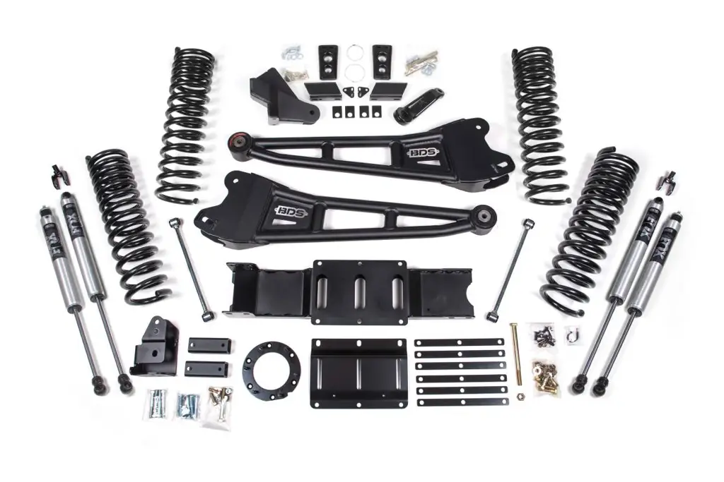 5.5 Inch Lift Kit w/ Radius Arm | Ram 2500 (2019-2026) 4WD Gas | FOX 2.0 Performance Series Shocks | BDS Suspension image 2