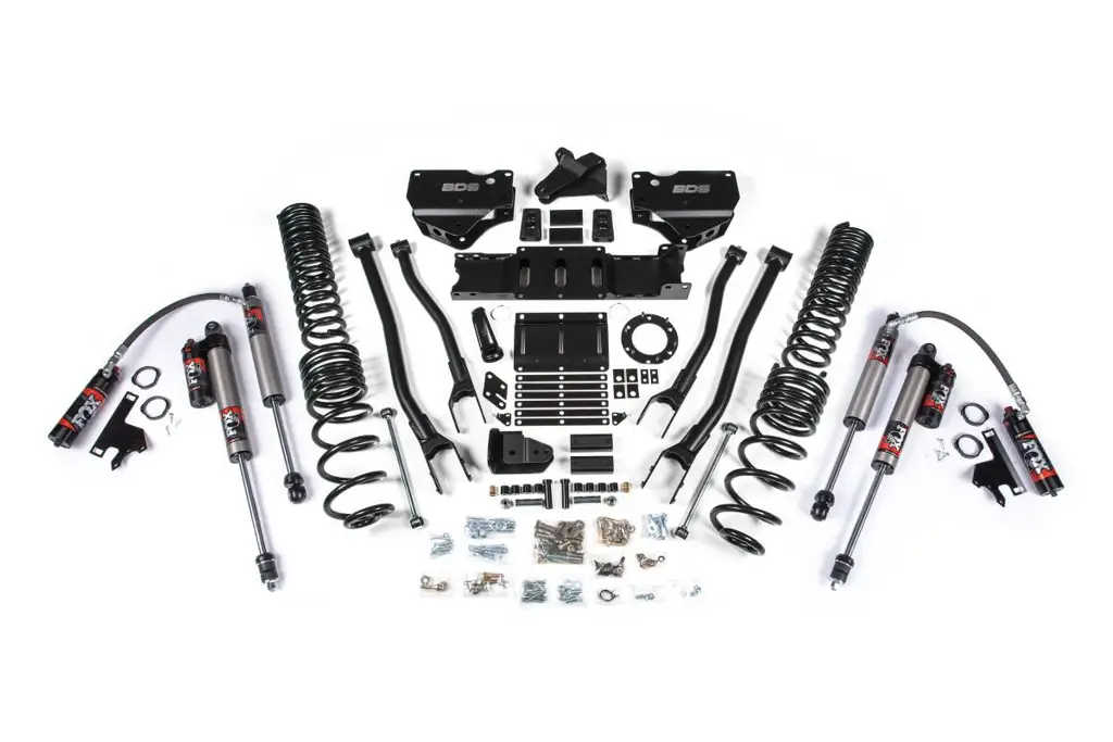 5.5 Inch Lift Kit w/ 4-Link | Ram 2500 (2019-2026) 4WD Gas | FOX 2.5 Performance Elite Shocks | BDS Suspension image 2
