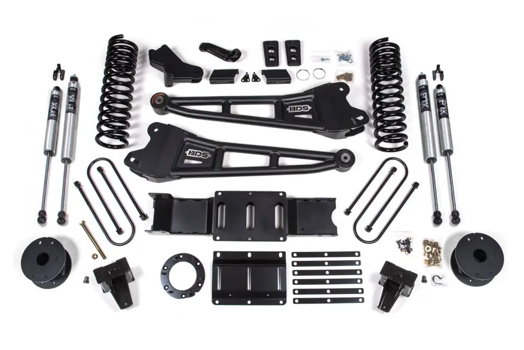 6 Inch Lift Kit w/ Radius Arm | Ram 3500 Rear Air Ride (2019-2024) 4WD Diesel | 6-Bolt | FOX 2.0 Performance Series | BDS Suspension image 2