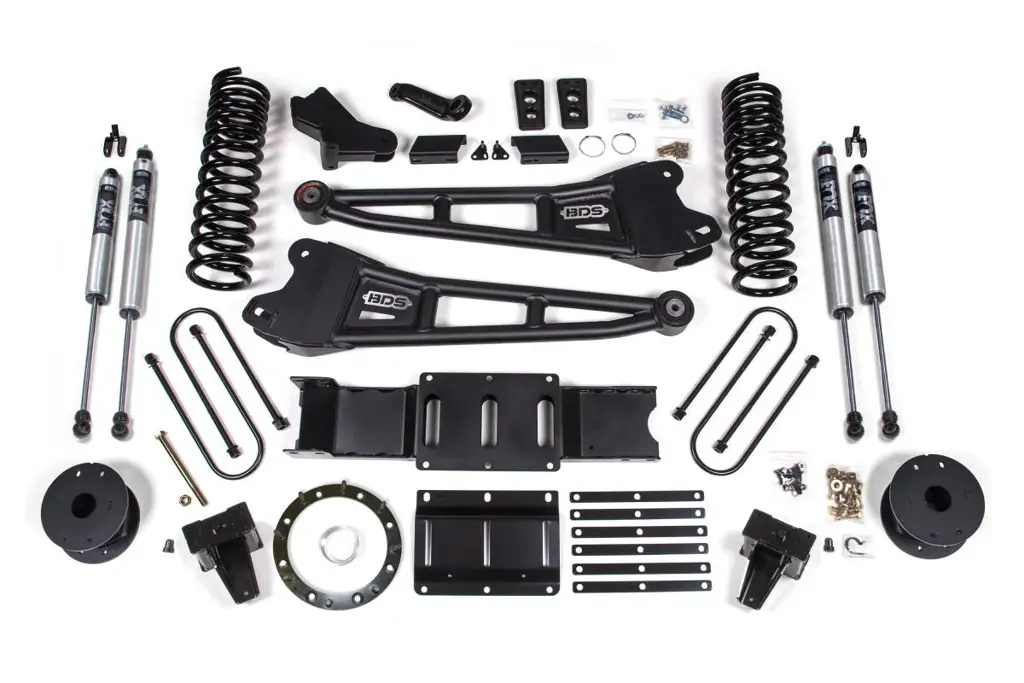 6 Inch Lift Kit w/ Radius Arm | Ram 3500 Rear Air Ride (2019-2024) 4WD Diesel | 8-Bolt | FOX 2.0 Performance Series | BDS Suspension image 2