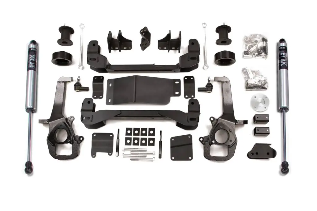 4 Inch Lift Kit | 2012 Dodge Ram 1500 4WD | 2 Inch Rear Coil Spacer w/ FOX 2.0 Performance Series Shocks | BDS Suspension image 2