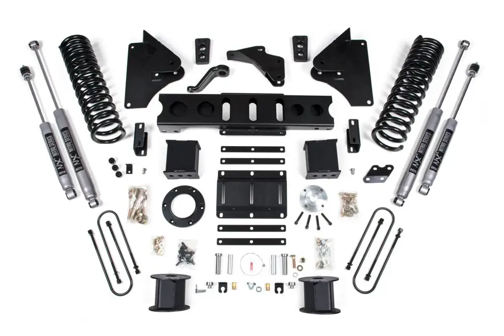 6 Inch Lift Kit | Ram 3500 w/ Rear Air Ride (2013-2018) 4WD Diesel | 6-Bolt Indexing Ring | NX2 Nitro Series | BDS Suspension