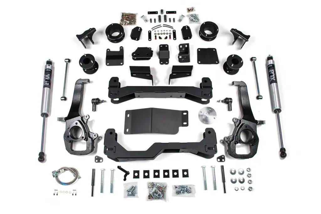 4 Inch Lift Kit | Ram 1500 w/ Air Ride (2019-2024) 4WD | FOX 2.0 Performance Series | Large Bore Knuckle | BDS Suspension image 2