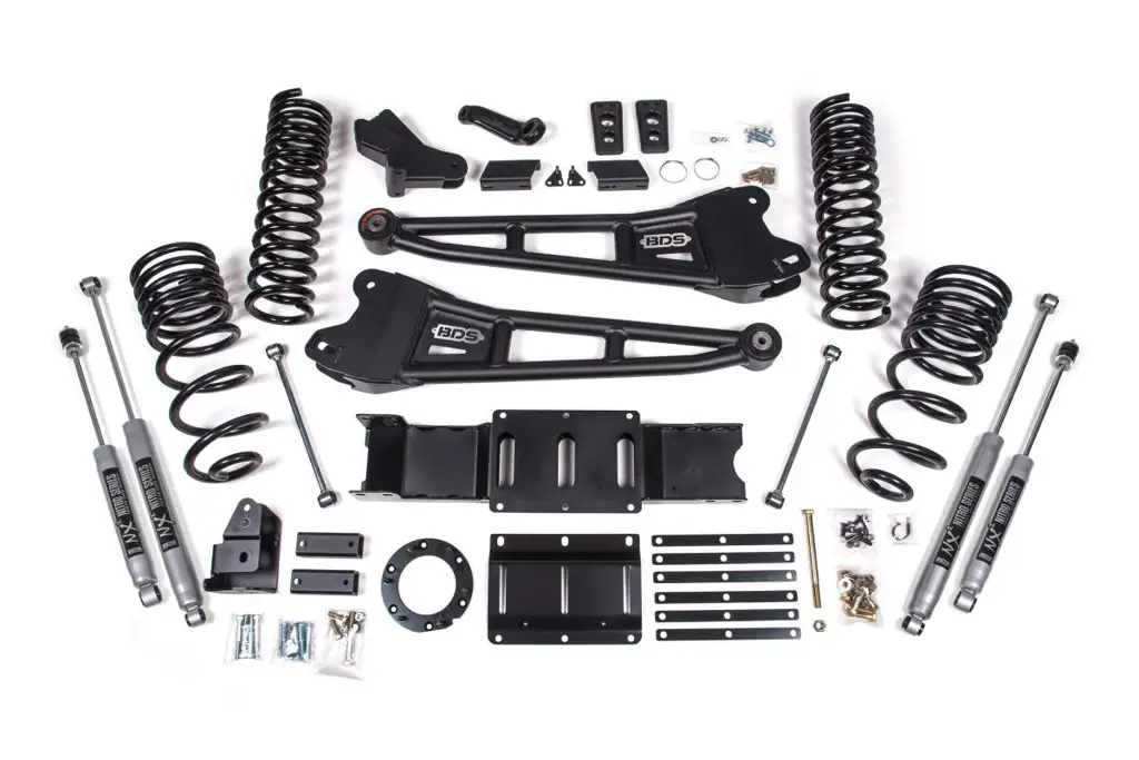 4 Inch Lift Kit w/ Radius Arm | Ram 2500 (2019-2026) 4WD Gas | FOX 2.0 Performance Series Shocks | BDS Suspension