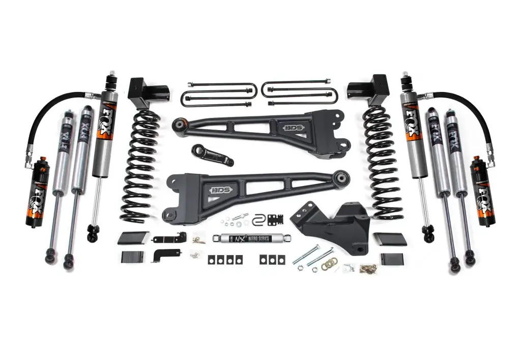 5 Inch Radius Arm Lift Kit | Ford F250/F350 Super Duty 4WD Gas (2023-2026) | 5" Block Without Overload | FOX 2.5 Performance Elite | BDS Suspension image 2