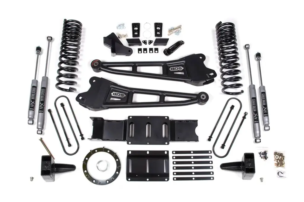 6 Inch Lift Kit w/ Radius Arm | Ram 3500 Diesel (2019-2024) 4WD | No Rear Overload | 6-Bolt | NX2 Nitro Series | BDS Suspension