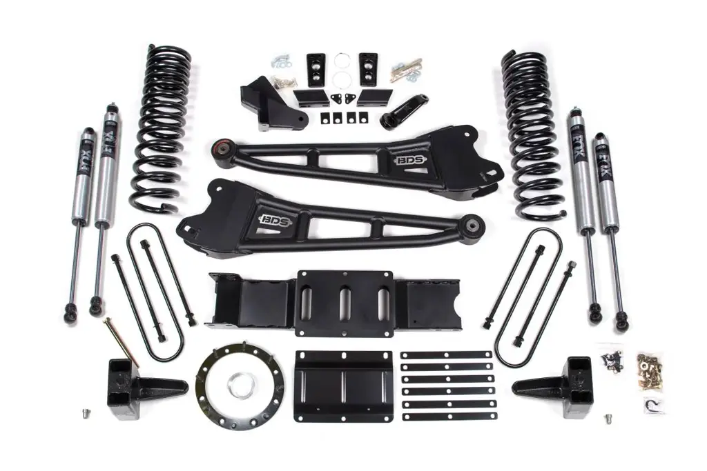 6 Inch Lift Kit w/ Radius Arm | Ram 3500 Diesel (2019-2024) 4WD | No Rear Overload | 8-Bolt (Aisin) | FOX 2.0 Performance Series | BDS Suspension image 2