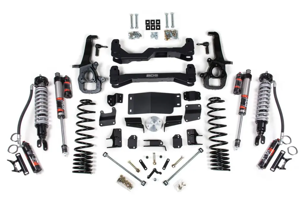 3 Inch Lift Kit | FOX 2.5 Performance Elite Coil-Over | Ram 1500 Rebel (2019-2024) 4WD | FOX 2.5 Performance Elite Rear | Standard Knuckle | BDS Suspension image 2