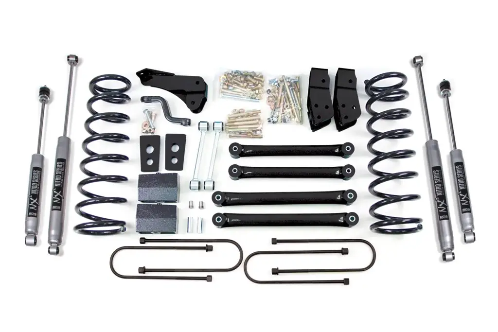 4 Inch Lift Kit | 2005-2007 Dodge Ram 2500 Power Wagon 4WD | 4 Inch Block Kit | 4 Inch Axle | NX2 Nitro Series | BDS Suspension