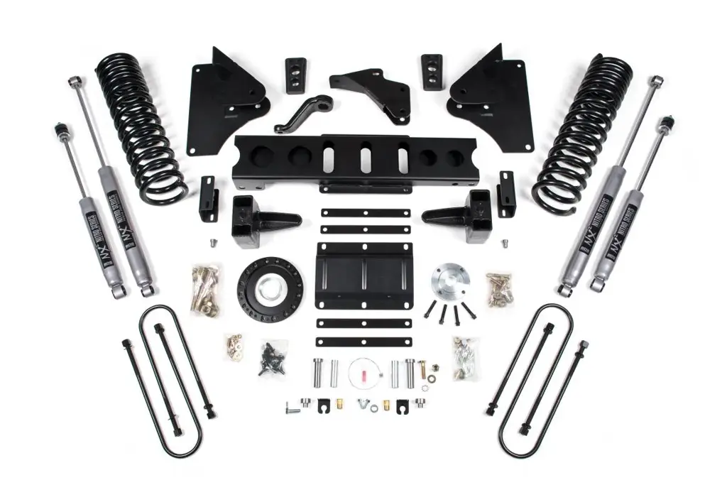 6 Inch Lift Kit | Ram 3500 Diesel (2013-2018) 4WD | 5 Inch Block Kit | 8-Bolt | NX2 Nitro Series | BDS Suspension image 2