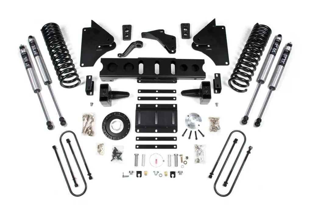 6 Inch Lift Kit | Ram 3500 Diesel (2013-2018) 4WD | 4 Inch Block Kit | 8-Bolt | FOX 2.0 Performance Series | BDS Suspension image 2
