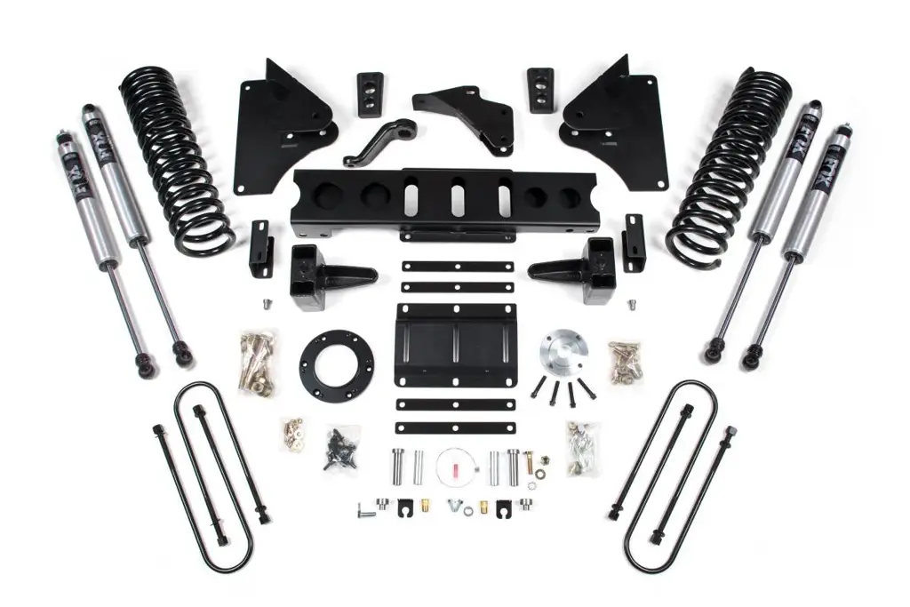 6 Inch Lift Kit | Ram 3500 Diesel (2013-2018) 4WD | 5 Inch Block Kit | 6-Bolt | FOX 2.0 Performance Series | BDS Suspension image 2
