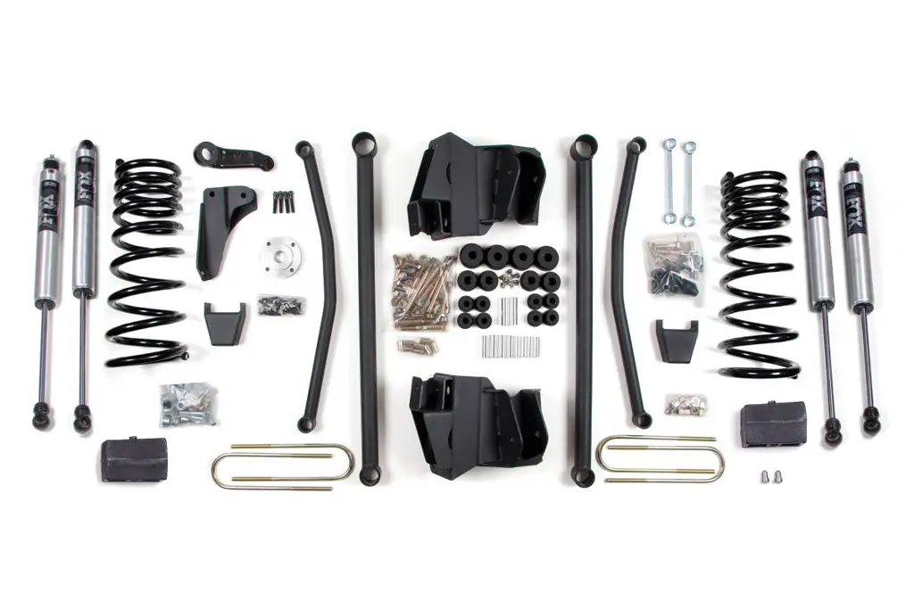8 Inch Long Arm Lift Kit | Dodge Ram 2500/3500 Diesel (2003-2007) 4WD | Block Kit 4" Axle | FOX 2.0 Performance Series | Automatic | BDS Suspension image 2