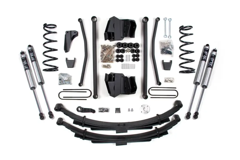 8 Inch Long Arm Lift Kit | Dodge Ram 2500/3500 Diesel (2003-2007) 4WD | Leaf Springs 4" Axle | FOX 2.0 Performance Series | Automatic | BDS Suspension image 2
