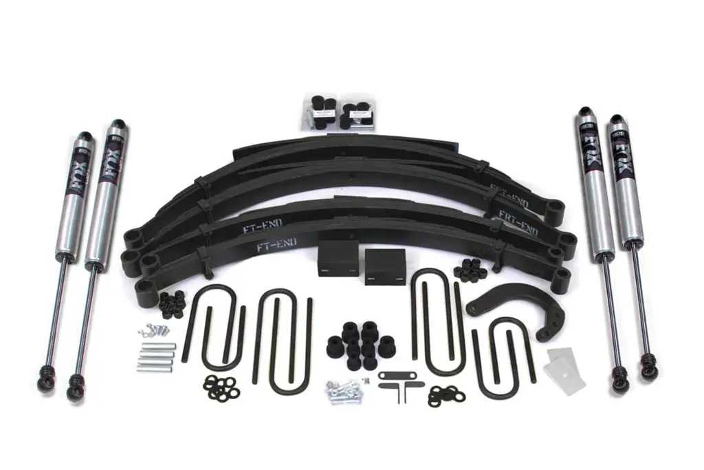 4 Inch Lift Kit | Chevy/GMC 1/2 Ton Truck & SUV (1973-1976) 4WD | Rear Leaf Springs | FOX 2.0 Performance Series | BDS Suspension image 2